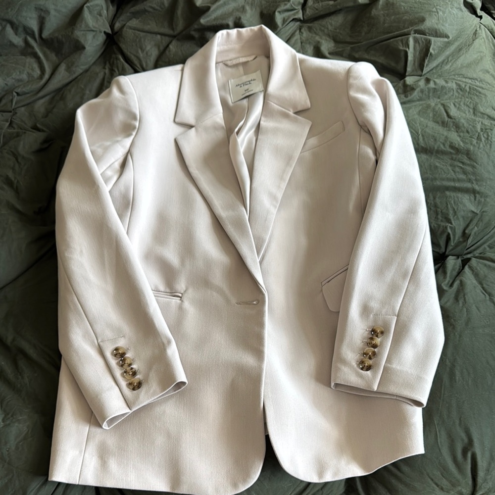 Abercrombie Taupe Blazer